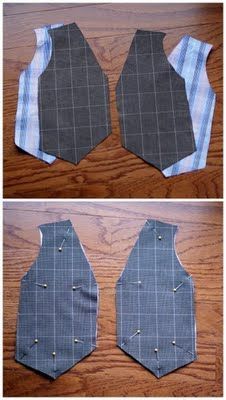 two pictures of the same piece of fabric, one with buttons on it and one without