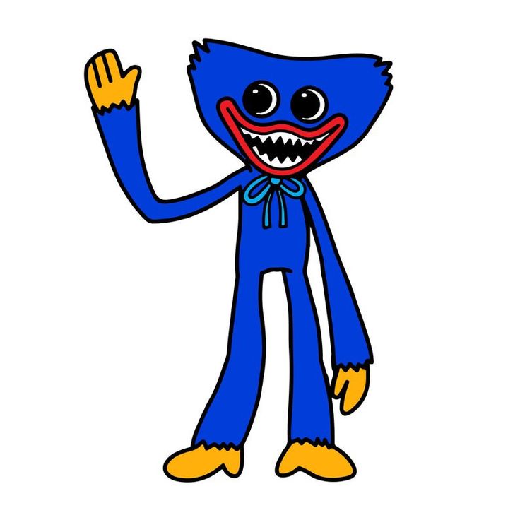 an image of a cartoon character waving