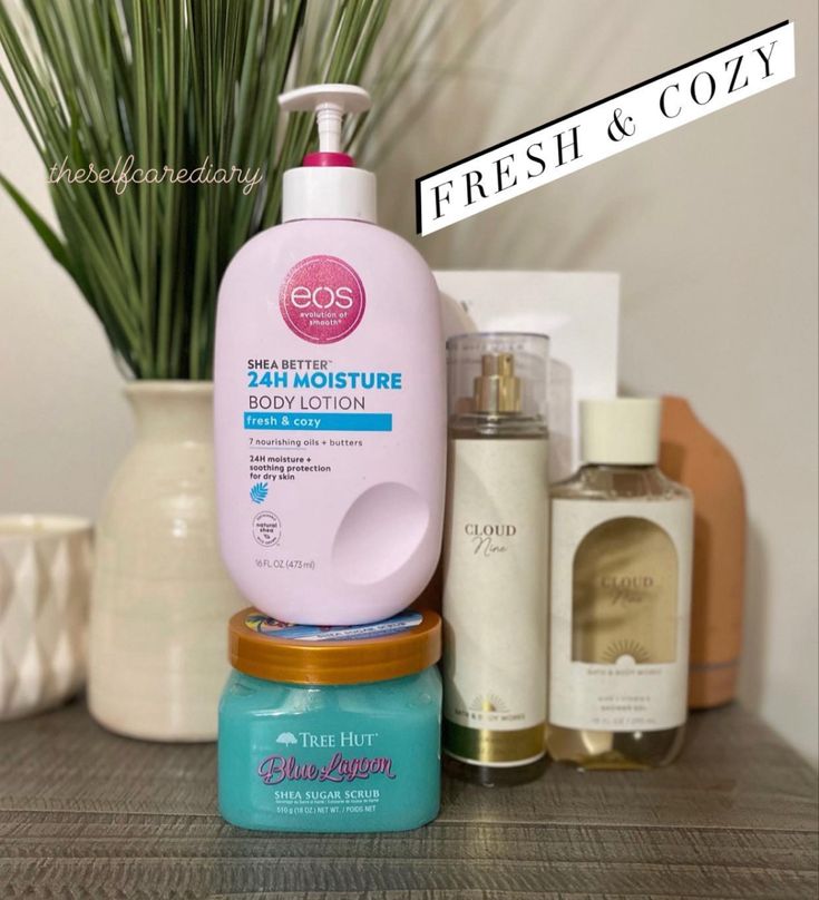 Fresh And Cozy Eos Layering, Eos Fresh And Cozy Combo, Eos Lotion Fresh And Cozy Combo, Layering Lotion And Perfume, Eos Lotion Jasmine Peach Combo, Layering Scent Combos, Bodywash Combo, Women Hygiene, Eos Lotion