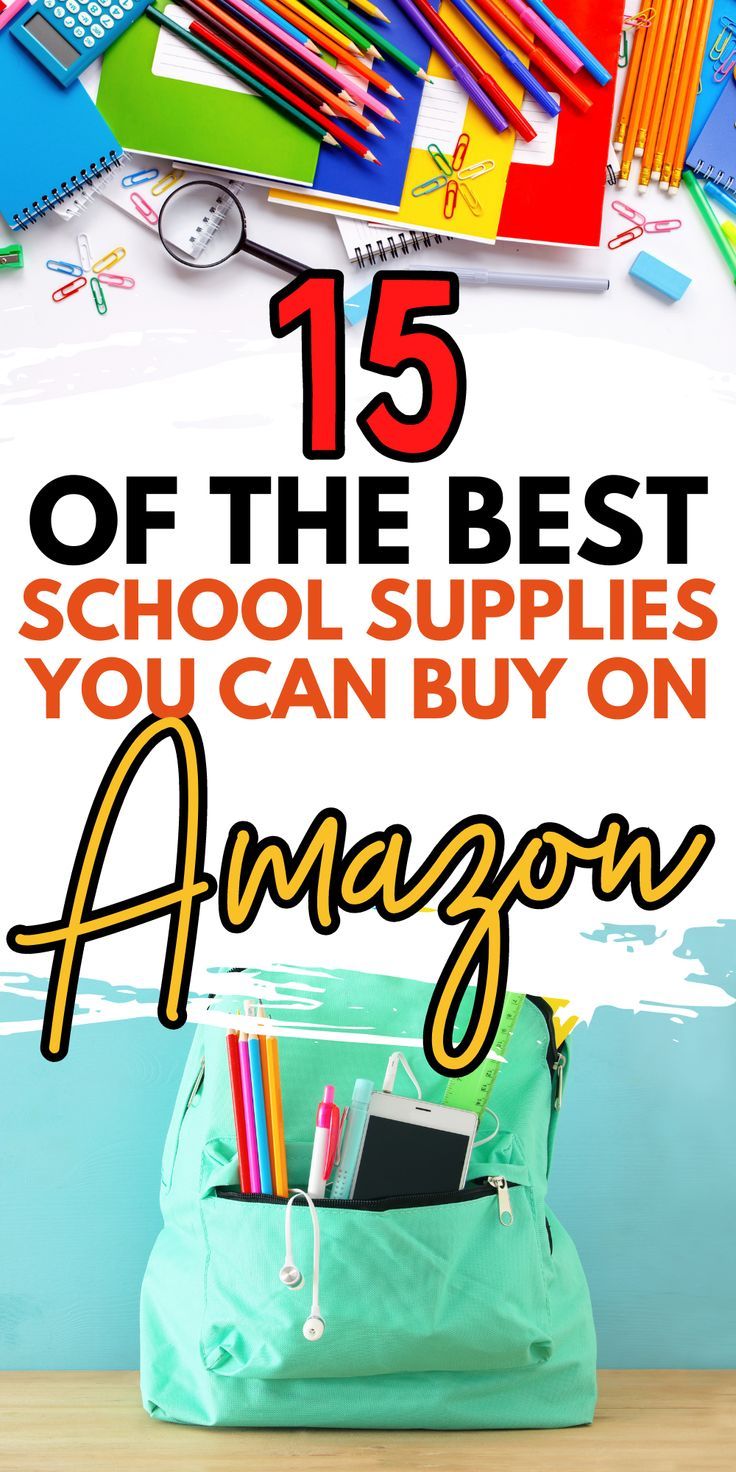 school supplies with the title 15 of the best school supplies you can buy on amazon