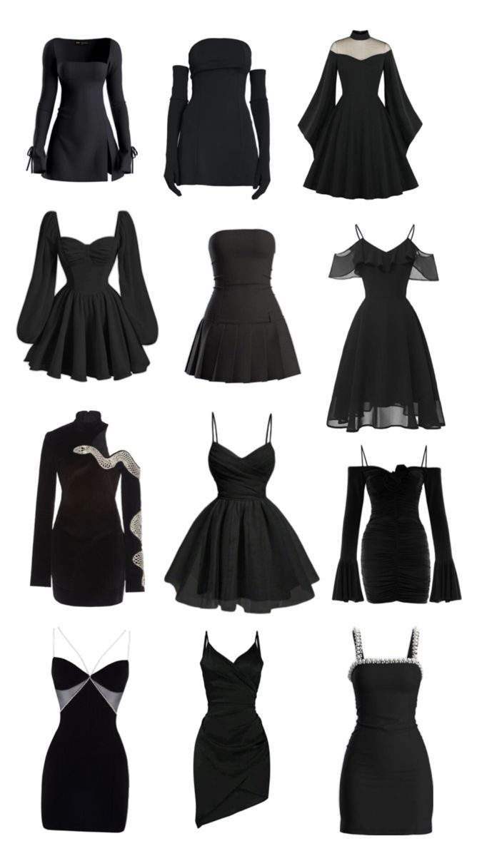 Crop Top Outfits Classy, Aesthetic Black Dress, Wedding Guest Dress Cocktail, Beautiful Gown Designs, Cute Outfits With Shorts, Academia Outfits, Fashion Design Patterns, Cute Dress Outfits, Dress Design Sketches