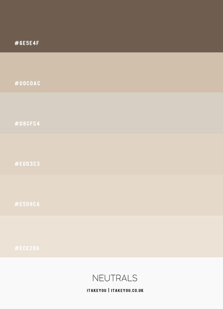 neutrals are the most popular paint colors for interior walls and floors in this color palette