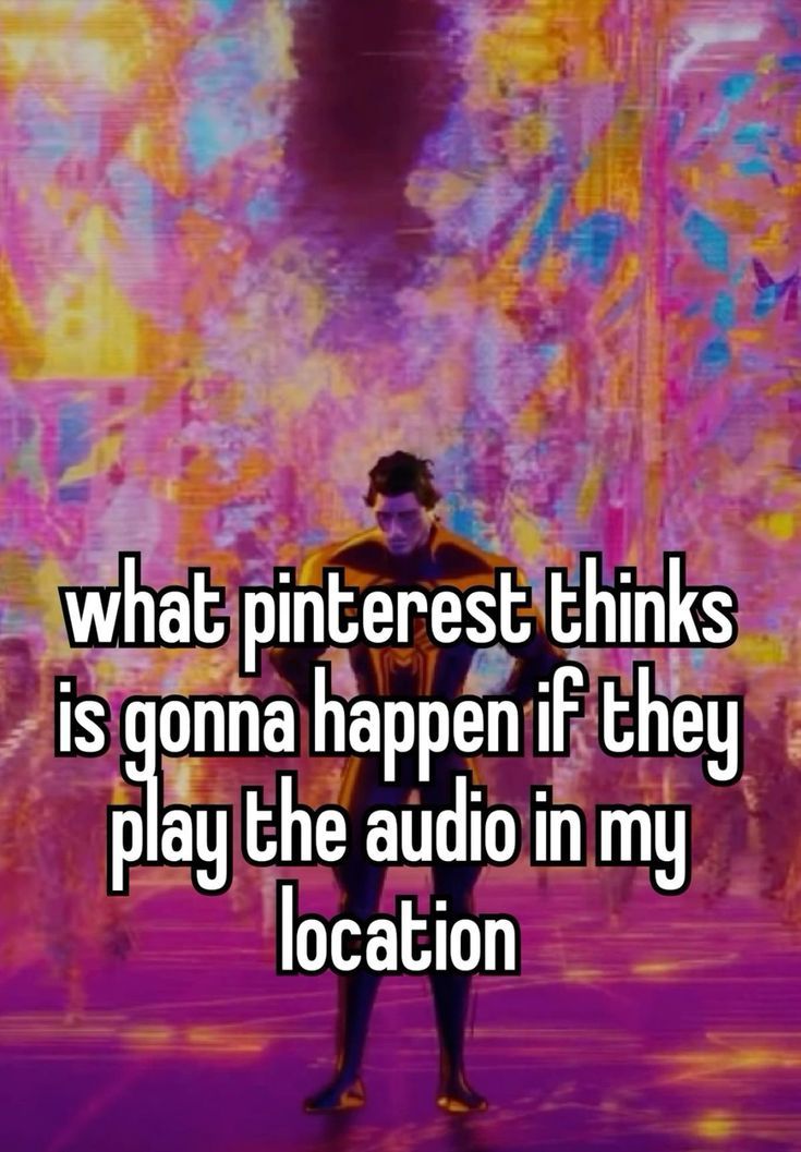 a woman standing in front of a colorful background with the words what pinterest thinks is