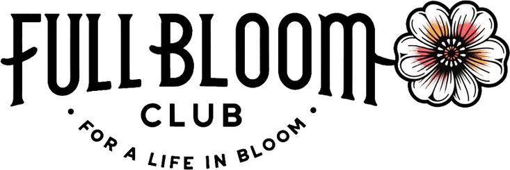 the full bloom club for a life in bloom logo