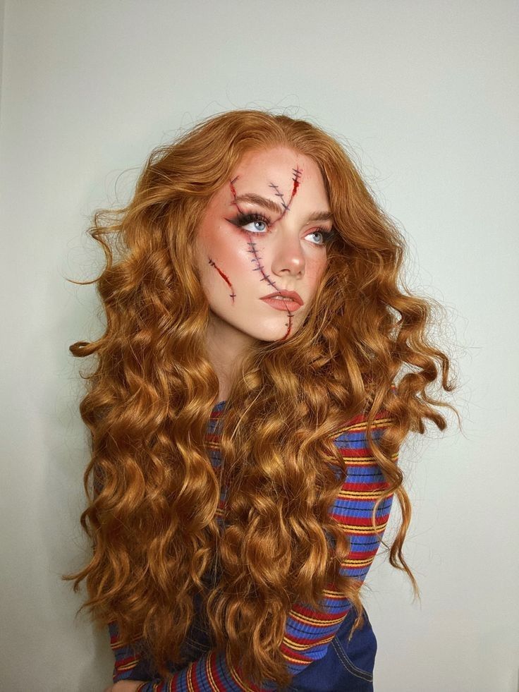 Halloween For Redheads, Red Headed Costume Ideas, Diy Halloween Costumes Red Hair, Halloween Costume For Red Hair, Halloween Makeup Red Hair, Blonde And Ginger Halloween Costumes, Red Headed Halloween Costumes, Halloween Costume For Redheads, Halloween Red Hair Costume