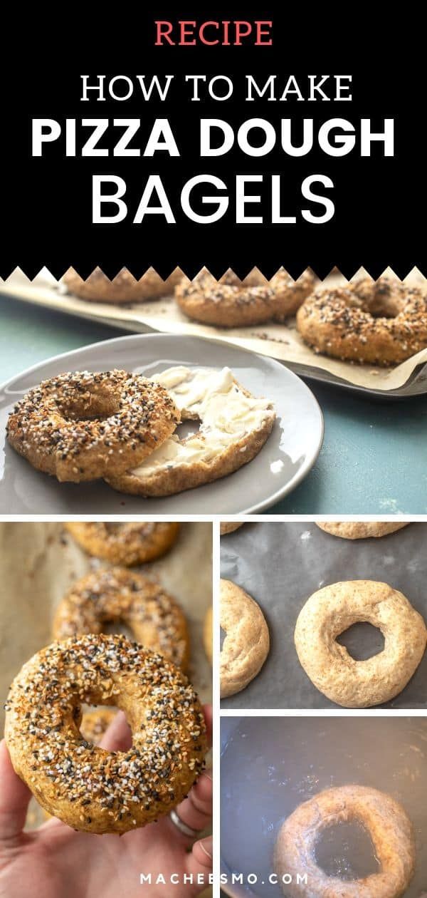 how to make pizza dough bagels