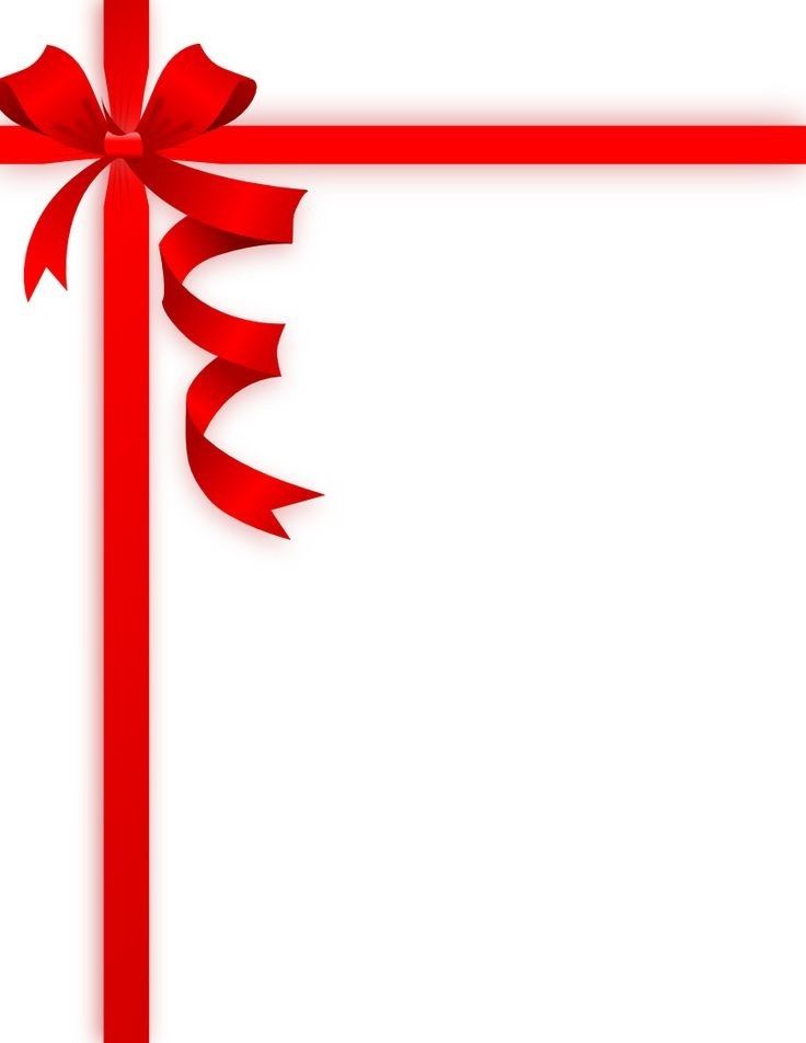 a red ribbon with a bow on it