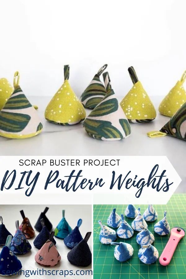 several different pictures of pears with text overlay that reads scrap buster project 2011 pattern weights