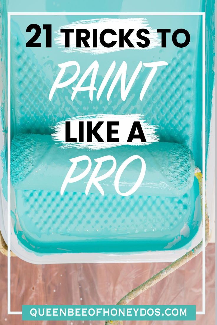 a blue chair with the words 21 tricks to paint like a pro