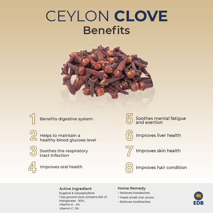 the benefits of ceylon clove for hair and skin info sheet with description