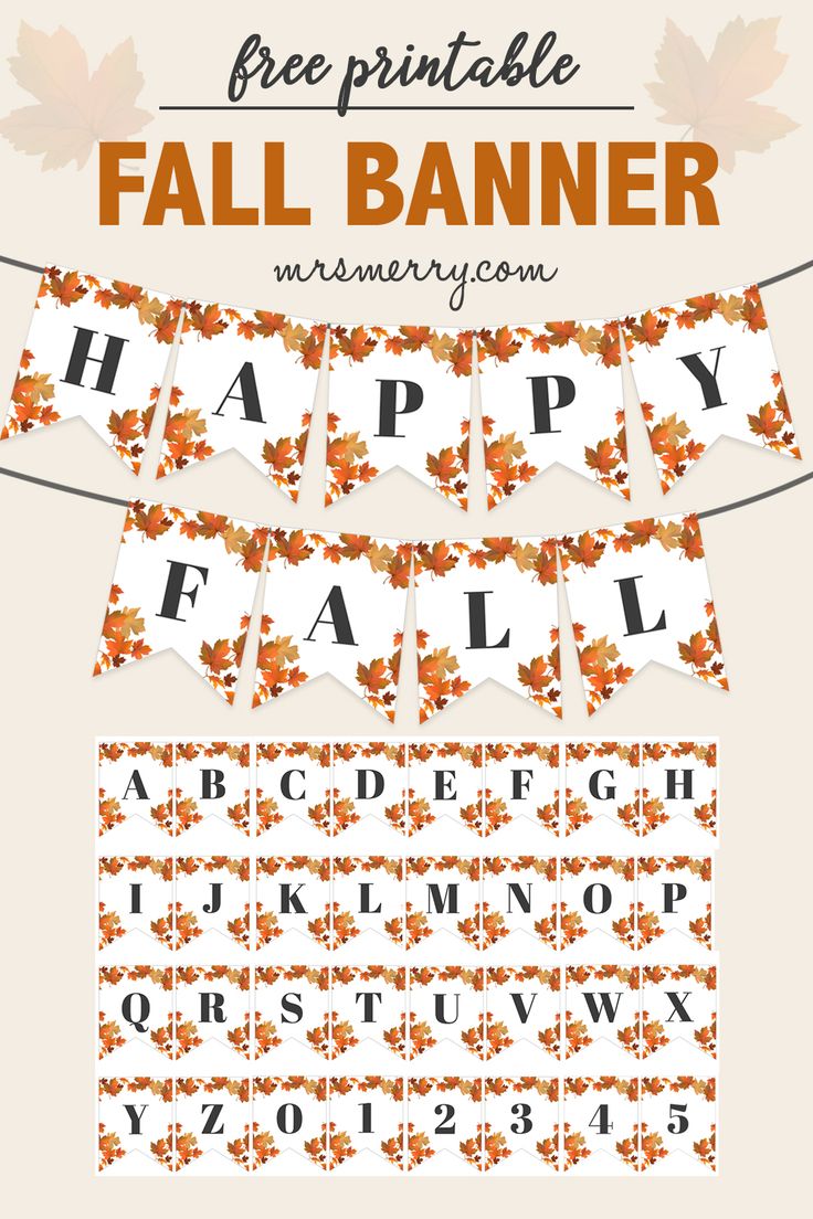 an autumn banner with the words happy fall and leaves on it, in orange tones