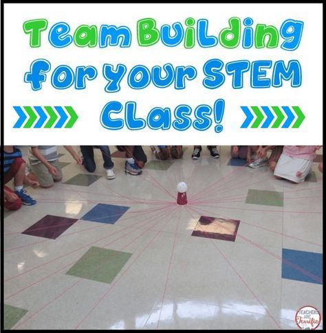 How do you build community in your classroom? Have you tackled STEM Challenges yet? How do you prepare your students for the fabulous collaboration that can occur when they work in groups to solve … Newton's Laws, Stem Classes, Stem Activities For Kids, Team Builders, Teaching Stem, Stem Lab, Stem Classroom, Stem Ideas, Team Building Games