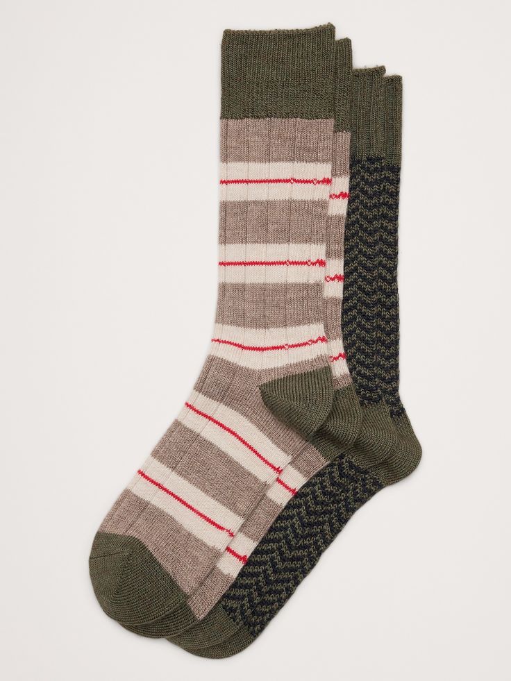 Breathe Merino Sock 2-Pack | Banana Republic Sock Packs, Wool Socks, Knit Stitch, Men Shoes Size, 2 Pack, Merino Wool, Banana Republic, Sustainability, Trees