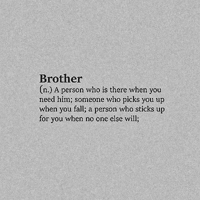 a person who is there when you need him someone who picks you up when you fall a person who sticks up for you when no one else will