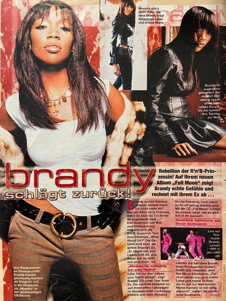 an article in the news about brandy's new album, which is out now