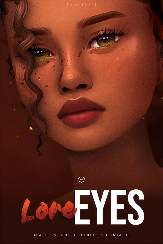 the poster for love's with an image of a woman's face and eyes