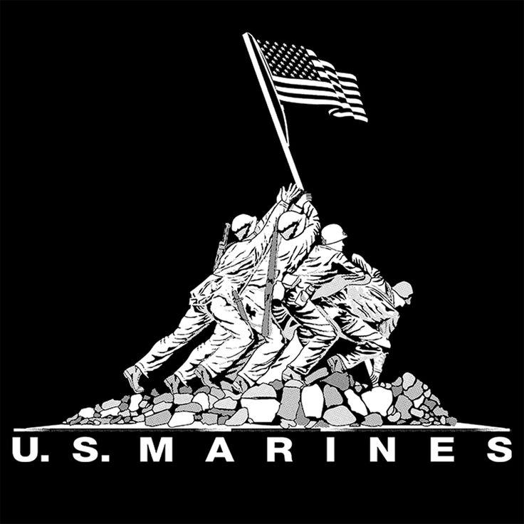 the u s marines raising the american flag