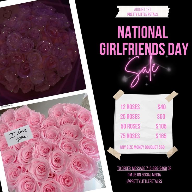 the national girlfriend's day sale is now available for $ 50 or more on valentine's day