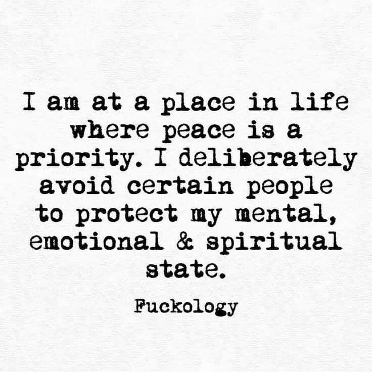 a black and white photo with the words i am at a place in life where peace is