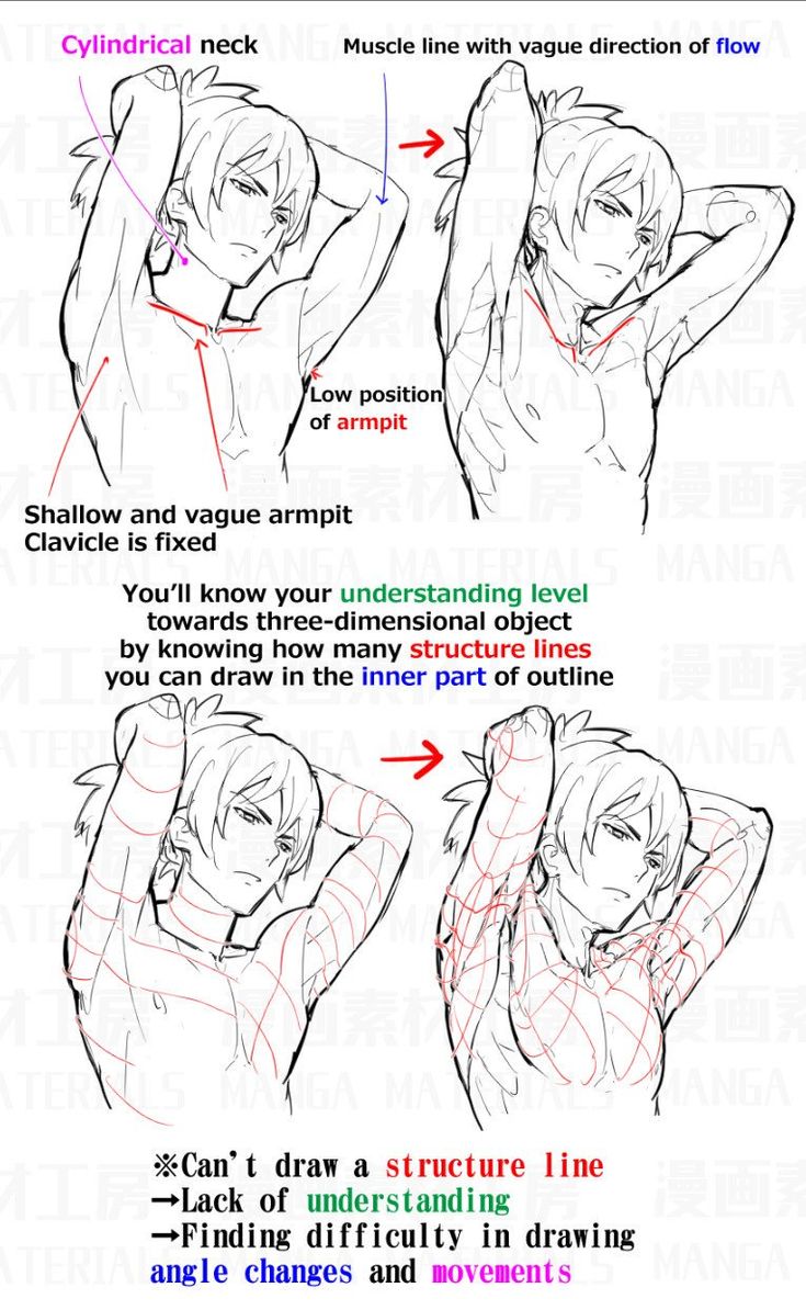 how to draw an anime character from different angles