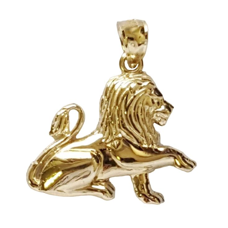 14K Yellow Gold Lion Pendant This Pendant is crafted from Solid 14K Yellow Gold and comes Polished-finish. Dimension is 1-1/8 in x 1.0 in (28 mm x 25 mm). The measurement is not including the bale. Weight Approx. is 2.80g Material  14K Yellow Gold Metal Type 14K Yellow Gold The quality is excellent. A perfect gift. Luxury Yellow Gold Charms, Luxury Yellow Gold Jewelry With Logo Charm, Luxury Yellow Gold Brooches For Gift, Lion Pendant, Gold Lion, Fine Jewellery Necklace, Pendant Necklaces, Types Of Metal, Gold Metal