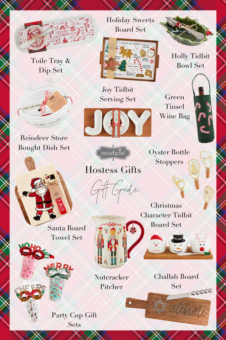 Hostess Gift Ideas Gifts For Hostess, Santa Snacks, Host Gifts, Show Appreciation, Christmas Characters, Elegant Gifts, Wine Bag, How Sweet Eats, Dish Sets