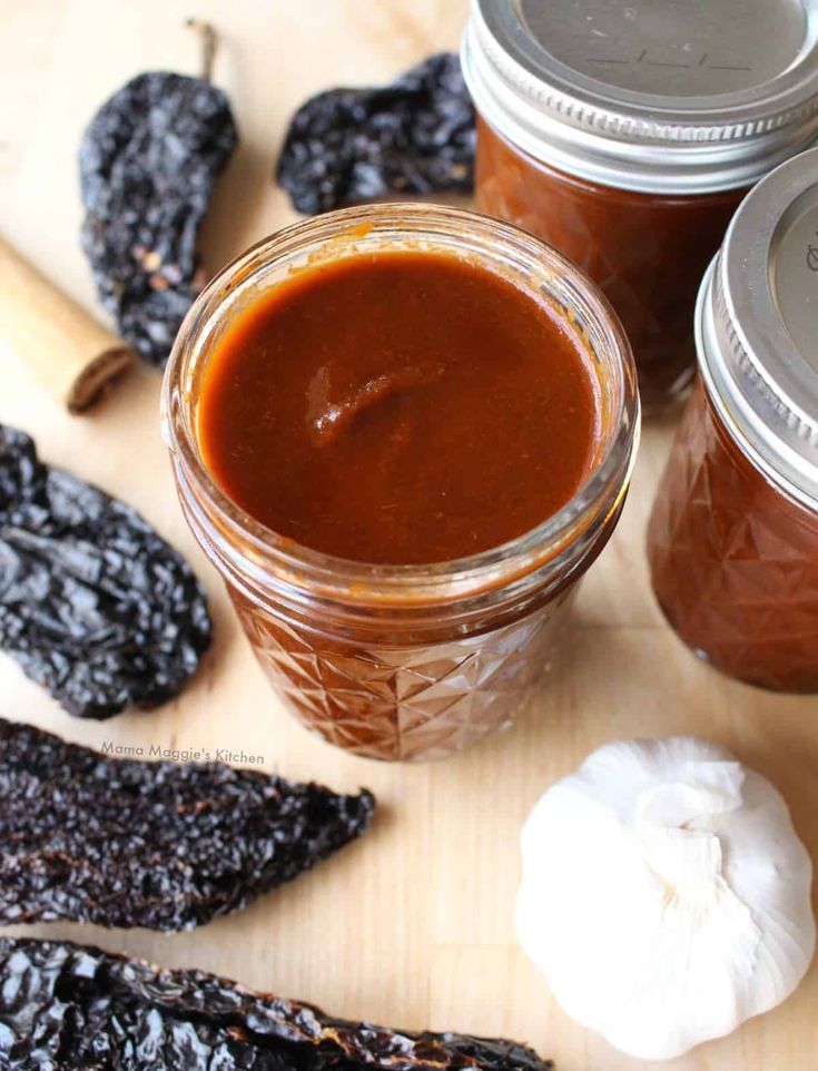 an image of homemade barbecue sauce in a jar