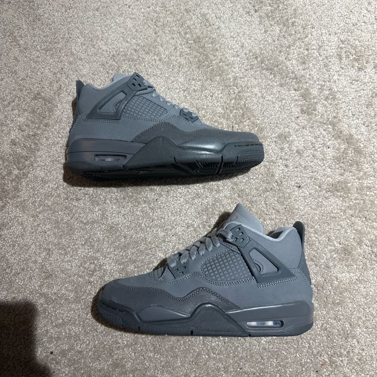 Bought Them But Got The Wrong Size Brand New Size 5.5y Air Jordan 4 Urban Streetwear With Round Toe, Gray Basketball Shoes For Streetwear With Round Toe, Gray Jordan Shoes For Streetwear With Round Toe, Gray Jordan Shoes With Round Toe For Streetwear, Casual Gray Air Jordan 4 For Streetwear, Gray Air Jordan 4 Casual Streetwear, Gray Air Jordan 4 Sports Shoes With Round Toe, Gray Basketball Shoes For Streetwear, Gray Air Jordan 4 With Boost Midsole