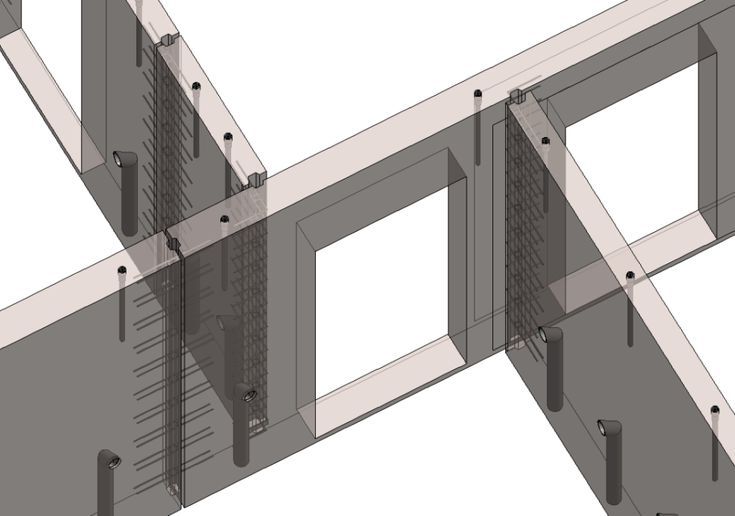 an image of a metal structure that is cut in half