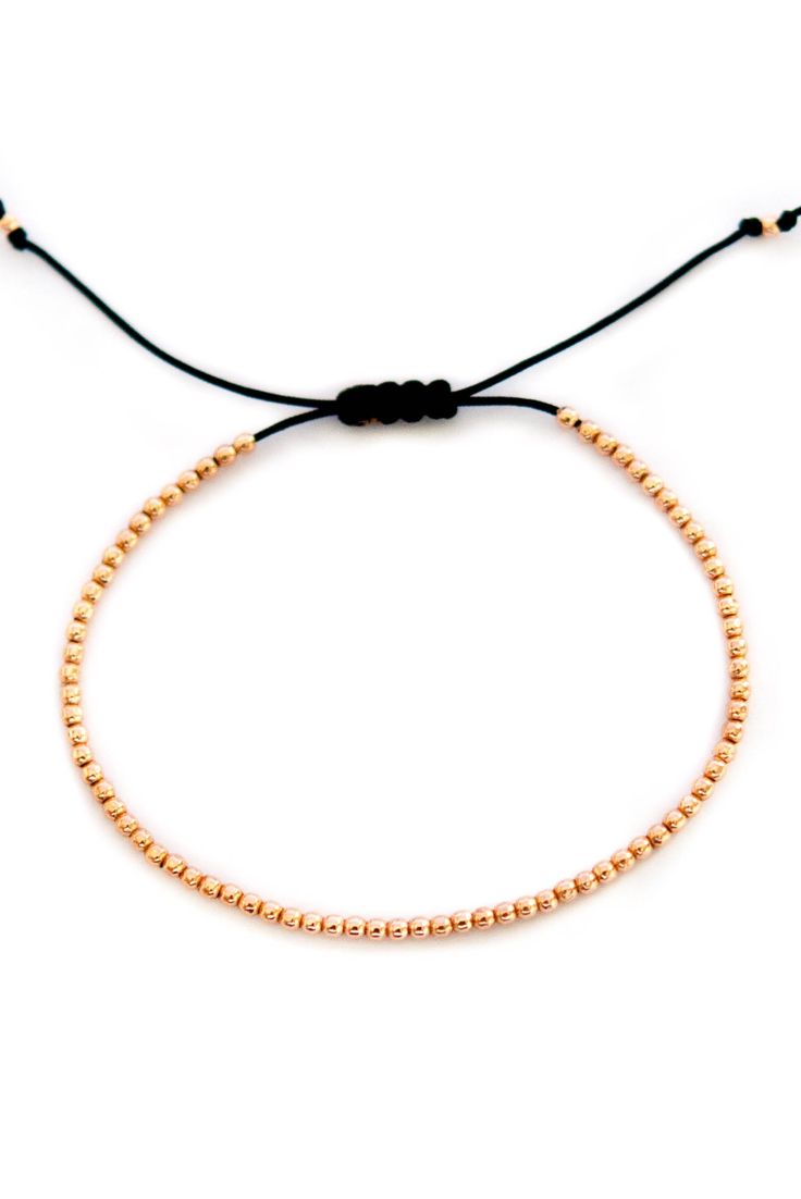 Details: 14k solid beads 2mm Nylon cord - adjustable ❣️ #solidgold #bracelet #bead #beaded #beadbracelet #vivienfrank #yellowgold #rosegold Adjustable 14k Rose Gold Bracelet, Minimalist Hand-strung Beaded Bracelets In 14k Gold Filled, Minimalist Hand-strung 14k Gold Filled Beaded Bracelets, Adjustable 14k Gold Bracelet With Gold Beads, Rose Gold Beaded Bracelet With Sliding Knot As Gift, Gift Rose Gold Beaded Bracelet With Sliding Knot, Rose Gold Adjustable Bracelet For Everyday, Dainty Adjustable Bracelets With Spacer Beads, Adjustable 14k Gold Beaded Bracelets With Tiny Beads