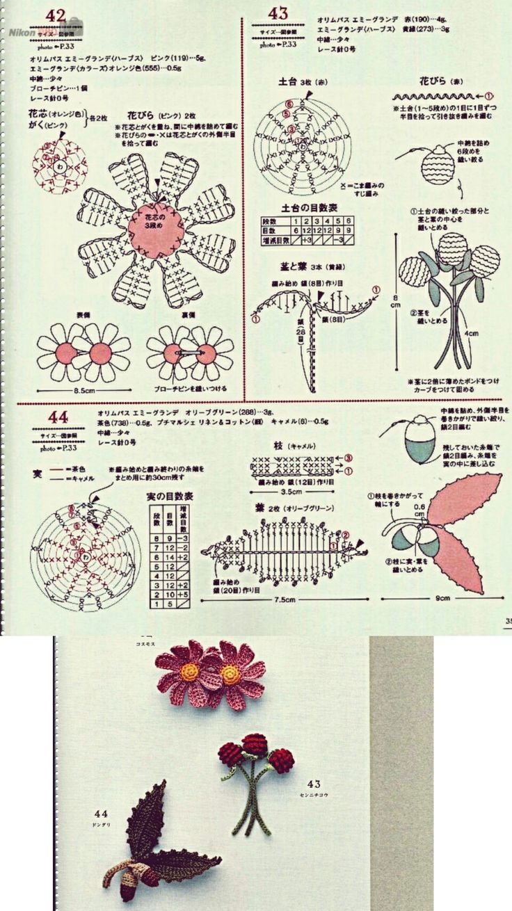 the instructions for how to make flowers and butterflies