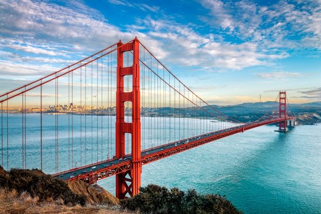 the golden gate bridge in san francisco, california is one of the most famous bridges in the world