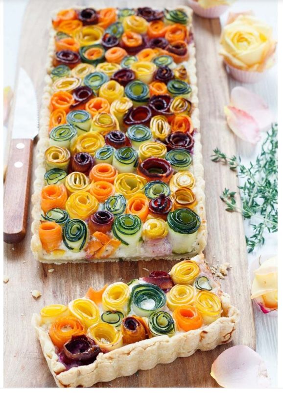 some food is laying out on a cutting board and ready to be eaten by someone