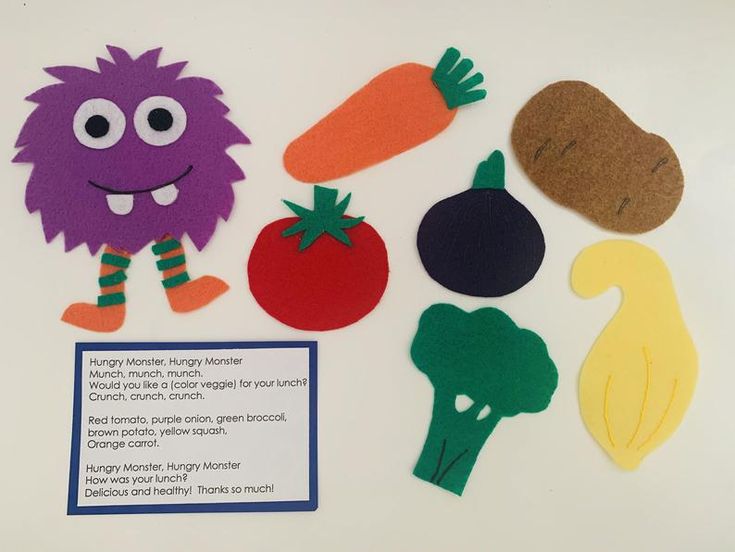 an assortment of cut out vegetables displayed on a white surface with a sign describing them