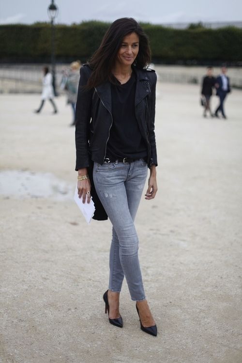 barbara martelo Capucine Safyurtlu, Geraldine Saglio, Barbara Martelo, Emmanuelle Alt, Style Casual Chic, Vogue Spain, Rocker Style, Style Crush, Fashion Editor