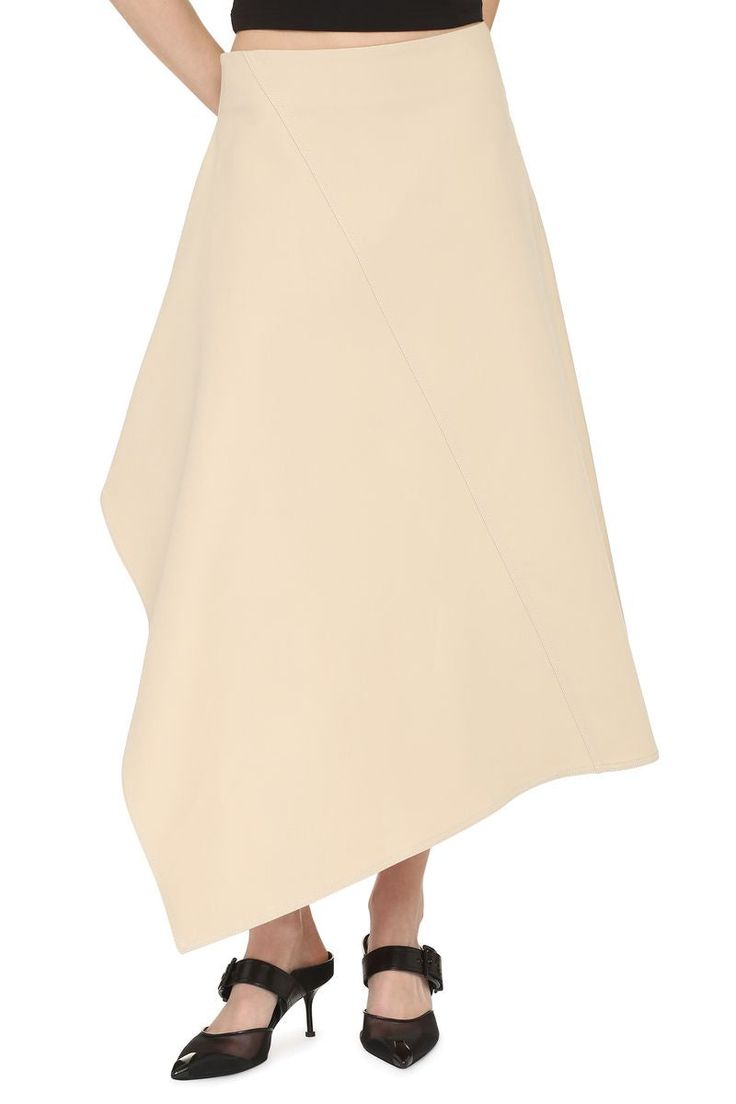 Cotton midi skirtAsymmetric item100% CottonGender: WOMENMaterial: COTTONColor: BEIGEMade in: ITProduct ID: 744509V0BT0_9016*Import tax/duty will be calculated at checkout (If applicable) Workwear Skirt With Asymmetrical Hem And Lining, Asymmetrical Hem Lined Skirt For Work, Asymmetrical Pleated Skirt For Work, Chic Asymmetrical Relaxed Skirt, Asymmetrical Hem Skirt For Workwear, Chic Asymmetrical Lined Maxi Skirt, Formal Lined Skirt With Asymmetrical Hem, Elegant Beige Asymmetrical Maxi Skirt, Formal Asymmetrical Wrap Skirt