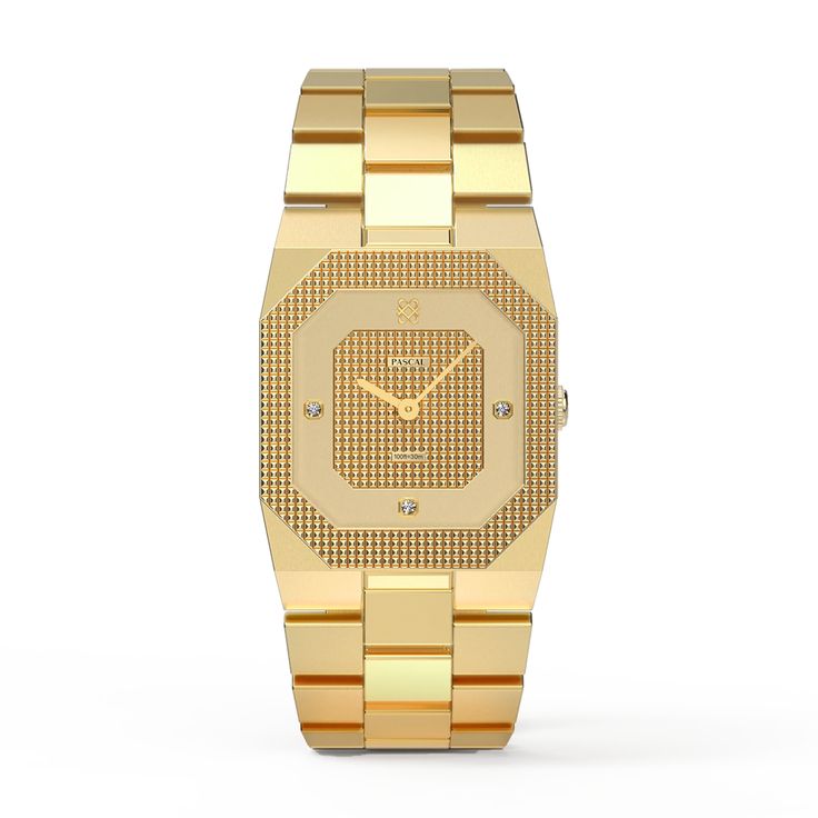 Crafted entirely in stainless steel, this watch features an octagonal bezel adorned with intricate textures, complemented by alternating polished and brushed surfaces on the metal bracelet. Drawing inspiration from vintage aesthetics, its octagonal case design is reminiscent of timeless elegance. The dial echoes the bezel's texture, with lab-grown diamonds positioned at 3, 6, and 9 o'clock, symbolizing a harmonious blend of past and present. Movement: High-quality quartz movements Case Material: Bracelet Drawing, Watch Cufflinks, Expensive Jewelry Luxury, Vintage Aesthetics, Metal Bracelet, Expensive Jewelry, Case Design, Watch Gifts, Diamond Watch