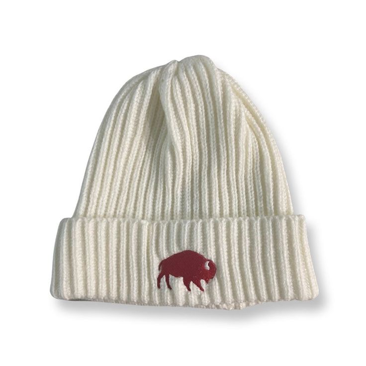 Custom Bills Beanie (white with red buffalo) Premium Winter Warm Knit Medium Thickness Adult Beanie Hat     Medium thickness     100% Acrylic     One size fits most (It stretches) Buffalo Hat, White Beanie Bonnet, One Size Fits Most, Red Beanie Hat, One Size Fits Most, Handmade Red Beanie One Size, Red Cotton Winter Beanie, Gold Threads, Skull Cap Beanie, Logo Color, Skull Cap