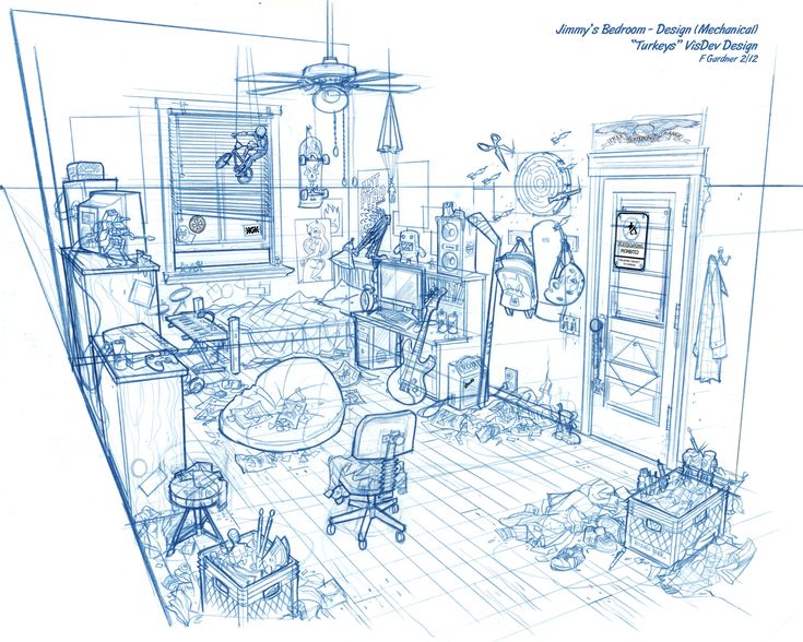 a blueprint drawing of a living room with furniture