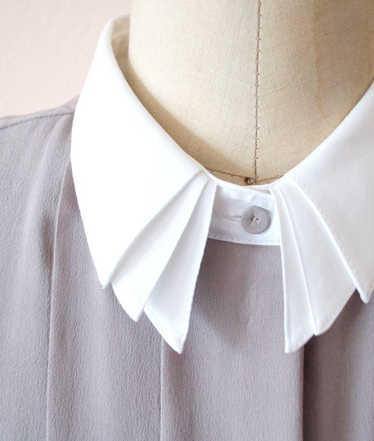 Tripple collar Detail Couture, Baby Mode, Trendy Sewing, Sewing Skirts, Clothing Details, Collar Designs, Summer Gift, Chic Vintage, Collared Shirt