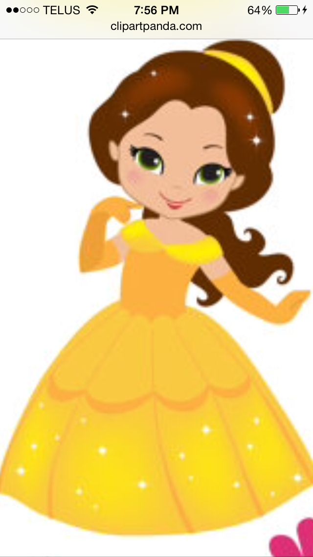 a cartoon character in a yellow dress