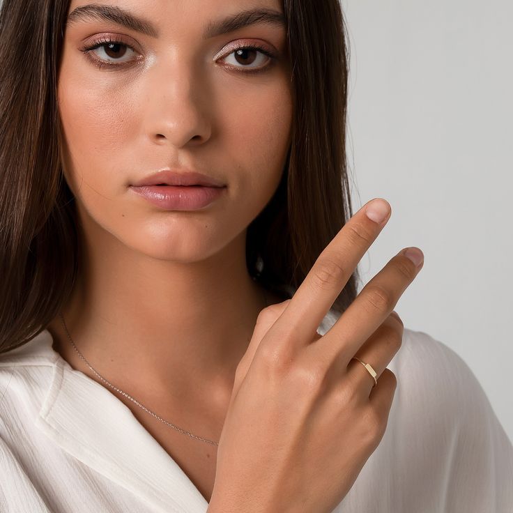 Perfect Stacking Ring, Minimalist. Perfect gift for a Loved one. Gold Wedding Rings also used as Stacking Rings. Color Options available, or Solid Gold ### Features ### Made to Order. * Made in the USA. * Material: 14K SOLID GOLD * Custom Gold Color: 14k Solid Rose Gold, 14k Solid Gold, 14K Solid White Gold This listing is for ONE Personalized Bar Ring. Timeless Rings With Tension Setting For Everyday, Timeless Everyday Ring With Tension Setting, Minimalist Open Band With Tension Setting, Modern Anniversary Bands, Modern Rings With Tension Setting For Everyday, Modern Everyday Rings With Tension Setting, Minimalist Solitaire Open Band Jewelry, Timeless Birthstone Ring As A Gift, Modern Yellow Gold Couple Rings