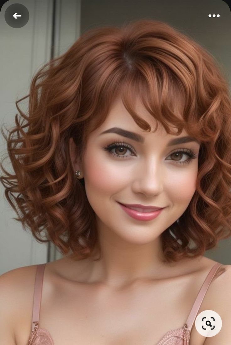 Curly Hair Wedding Styles, Curly Hair Wedding, Hair Wedding Styles, Short Cropped Hair, Natural Curly Hair Cuts, Red Curly Hair, Curly Hair Photos, Short Curly Haircuts, Haircuts For Medium Hair