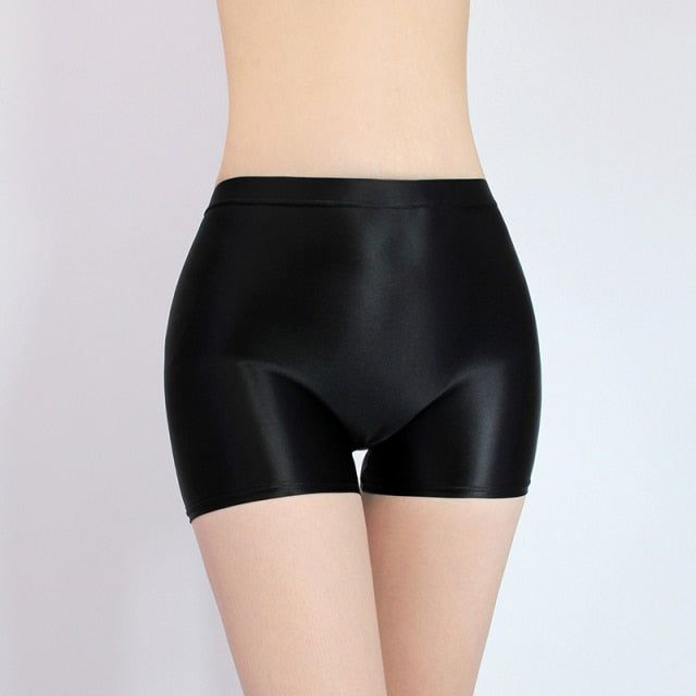 Brand Name: LunamyGender: WOMENMaterial: PolyesterMaterial: NylonMaterial: SpandexOrigin: CN(Origin)Item Type: ShortsSport Type: YogaFit: Fits true to size, take your normal sizePattern Type: Solid Black Shiny Stretch Bottoms, Black Stretch Shiny Bottoms, Stretch Shiny Black Bottoms, Fitted Brief Shorts For Night Out, Stretch Shiny Short Bottoms, Stretch Mid-thigh Length Party Bottoms, Stretch Mid-thigh Length Bottoms For Party, Fitted Shiny Short Bottoms, Stretch Biker Shorts For Night Out