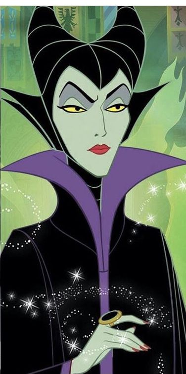 the evil queen from disney's sleeping beauty