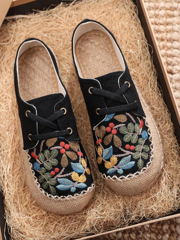 Embroidered Mens Shoes, Casual Embroidered Slip-on Sneakers, Casual Embroidered Closed Toe Sneakers, Casual Embroidered Sneakers, Summer Embroidered Slip-on Sneakers, Embroidered Slip-on Sneakers For Summer, Floral Embroidered Sneakers With Round Toe For Summer, Floral Embroidered Summer Sneakers With Round Toe, Floral Embroidered Summer Sneakers