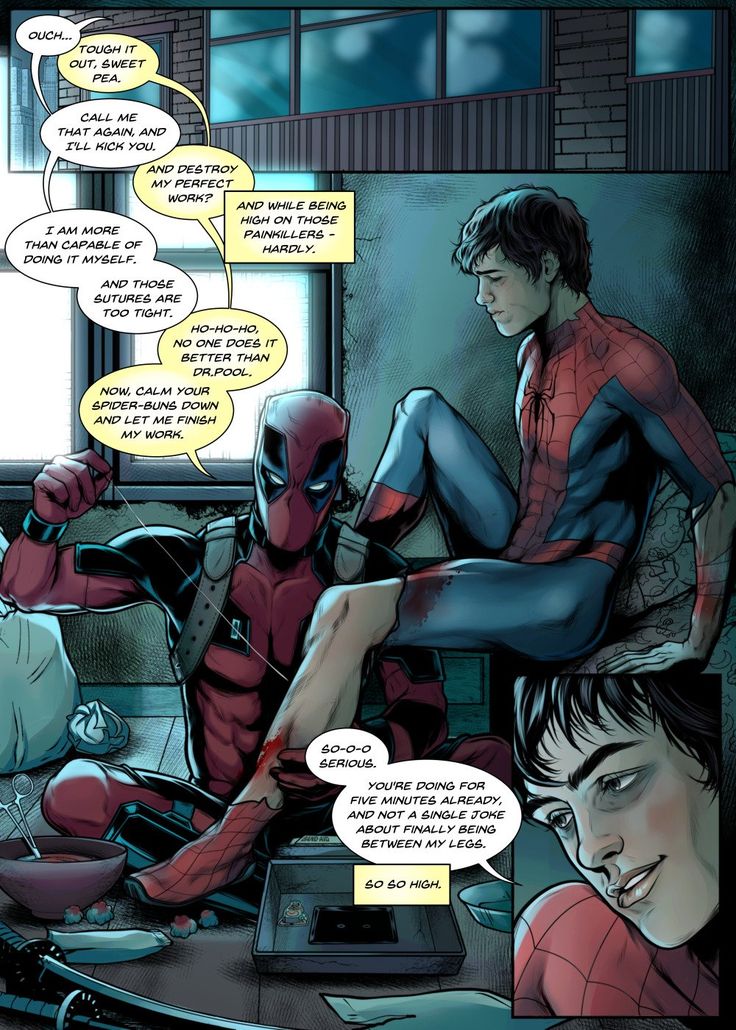 thefuzzyaya she/her on Twitter: "Spider-Man/Deadpool… " Spideypool Comic, Spider Man Deadpool, Spiderman Deadpool, All Spiderman, Deadpool X Spiderman, Deadpool Comic, Deadpool And Spiderman, Dead Pool, Marvel Avengers Funny