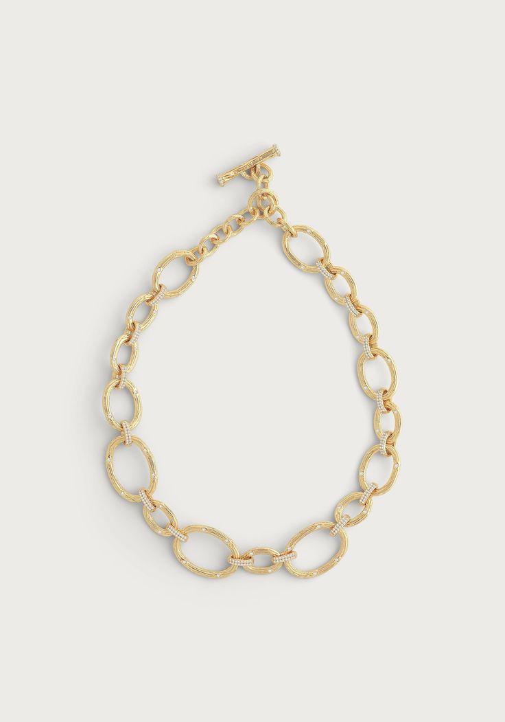 Fine Jewelry Chain For Evening, Elegant Cubic Zirconia Chain Link Necklace, Opulent Gold Necklaces For Evening, Glamorous Gold Chain Jewelry, Opulent Gold Evening Necklaces, Glamorous Gold Jewelry Chain, Glamorous Gold Jewelry With Chain, Elegant Evening Necklace With Chain Link, Elegant Chain Link Necklace For Evening