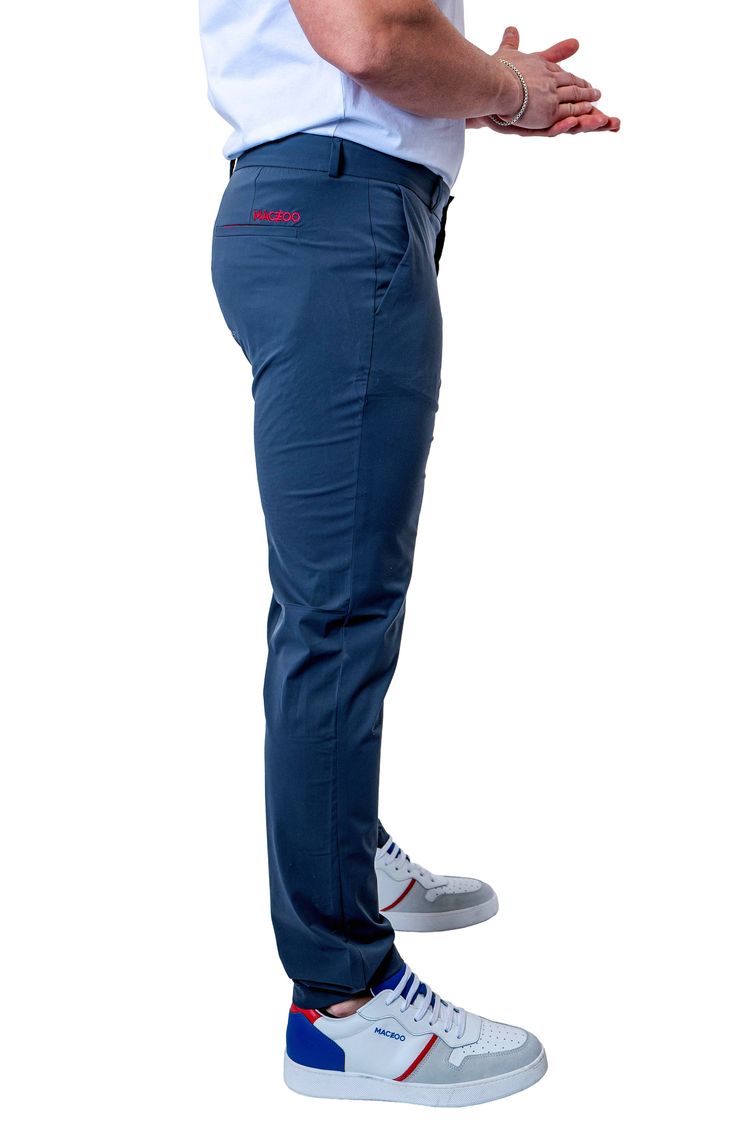 A stretchy and slim fit destines these timeless pants for all-day comfort and endless style no matter what you pair them with. Zip fly with button closure Front slant pockets; back welt pockets 85% polyamide, 15% elastane Hand wash, dry flat Made in Turkey Slim Fit Pants With Pockets And Straight Hem, Business Casual Straight Chinos With Hip Pockets, Casual Straight Fit Business Pants, Business Casual Work Pants With Five Pockets, Casual Dress Pants With Straight Leg And Hip Pockets, Fitted Work Pants With Side Pockets And Straight Hem, Casual Straight Leg Dress Pants With Hip Pockets, Casual Business Casual Pants, Casual Dress Pants With Hip Pockets