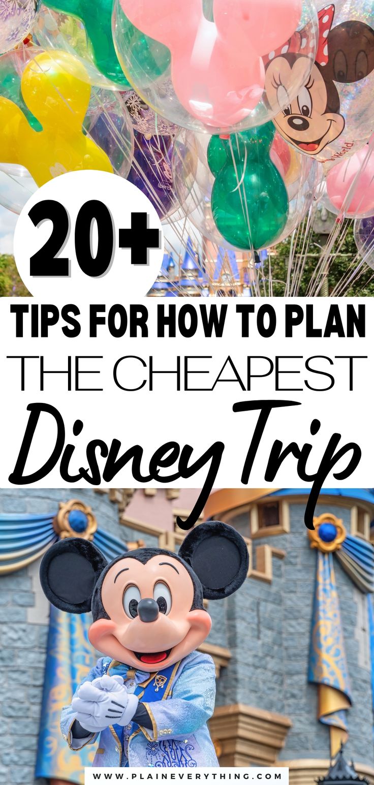 How To Plan The Cheapest Disney Vacation Affordable Disney Vacation, Cheap Disneyland Vacation, How To Save Money At Disney World, How To Afford Disney World, Cheap Disney World Vacation, How To Do Disney World Cheap, Disney Money Saving Tips, Disney Budget Tips, How To Save For Disney World